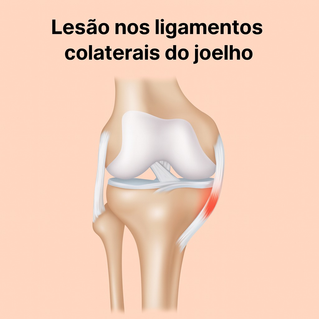 Lesão nos ligamentos colaterais do joelho